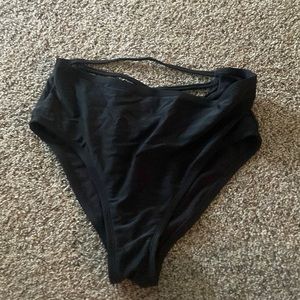 High waisted swim bottoms